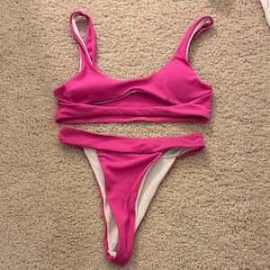 SHEIN Fuchsia Bikini Set